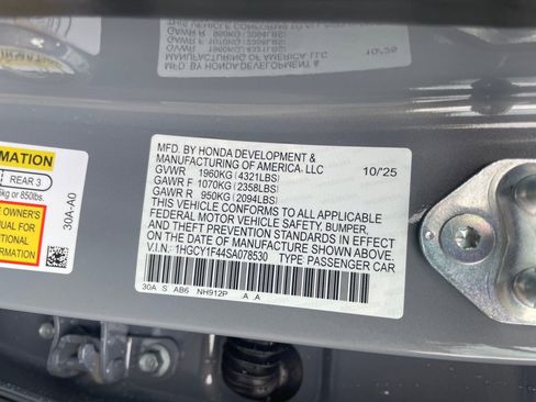 New 2025 Honda Accord SE image 35