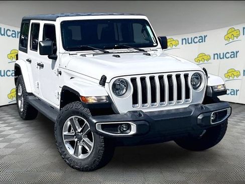 Used 2022 Jeep Wrangler Unlimited Sahara w/ Cold Weather Group AWD/4WD image 1