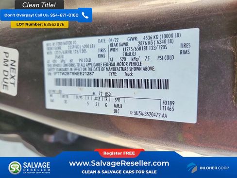 Used 2022 Ford F250 XLT AWD/4WD image 16