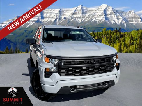 Used 2025 Chevrolet Silverado 1500 Custom w/ LPO, Dark Essentials Package image 1