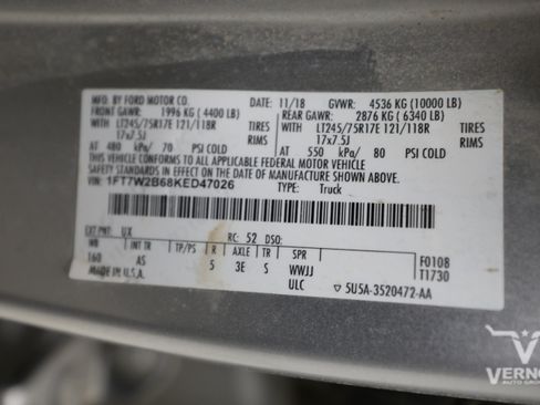 Used 2019 Ford F250 XL w/ Power Equipment Group AWD/4WD image 14