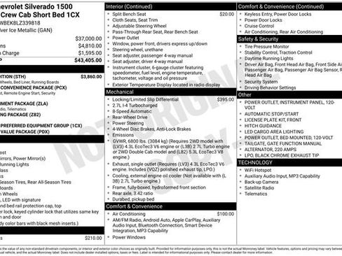 Used 2020 Chevrolet Silverado 1500 Custom w/ Rally Edition RWD image 5