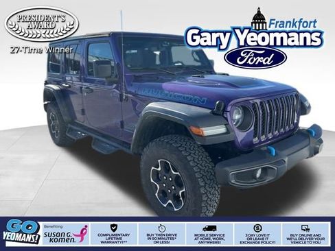 Used 2023 Jeep Wrangler Unlimited Rubicon 4xe w/ Cold Weather Group image 1