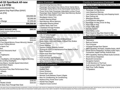 Used 2025 Audi Q5 Premium w/ Convenience Package AWD/4WD image 6