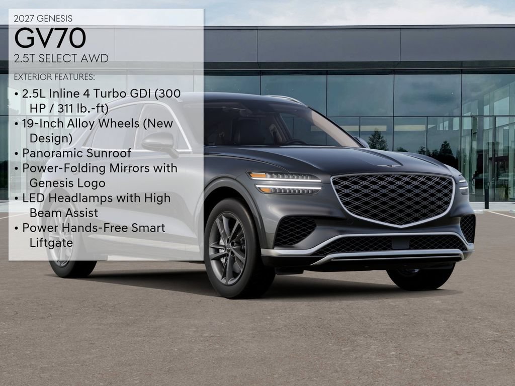 New 2027 Genesis GV70 2.5T Select AWD/4WD image 3