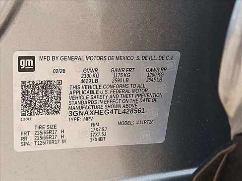 New 2026 Chevrolet Equinox LT w/ Safety and Technology Package image 17