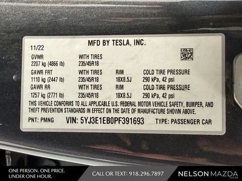 Used 2023 Tesla Model 3 Long Range AWD/4WD image 40
