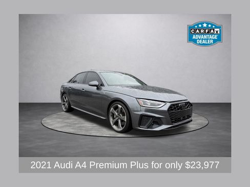 Used 2021 Audi A4 2.0T Premium Plus w/ Premium Plus Package AWD/4WD image 1