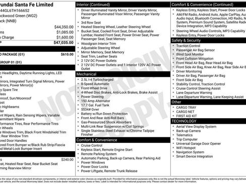 New 2026 Hyundai Santa Fe Limited w/ Tow & Go Package image 36