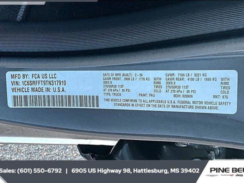 New 2026 RAM 1500 Big Horn AWD/4WD image 7