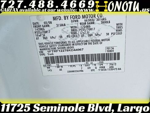 Used 2008 Ford F150 XL image 18