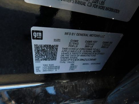 Used 2022 Chevrolet Silverado 1500 Custom Trail Boss w/ Safety Confidence Package image 11