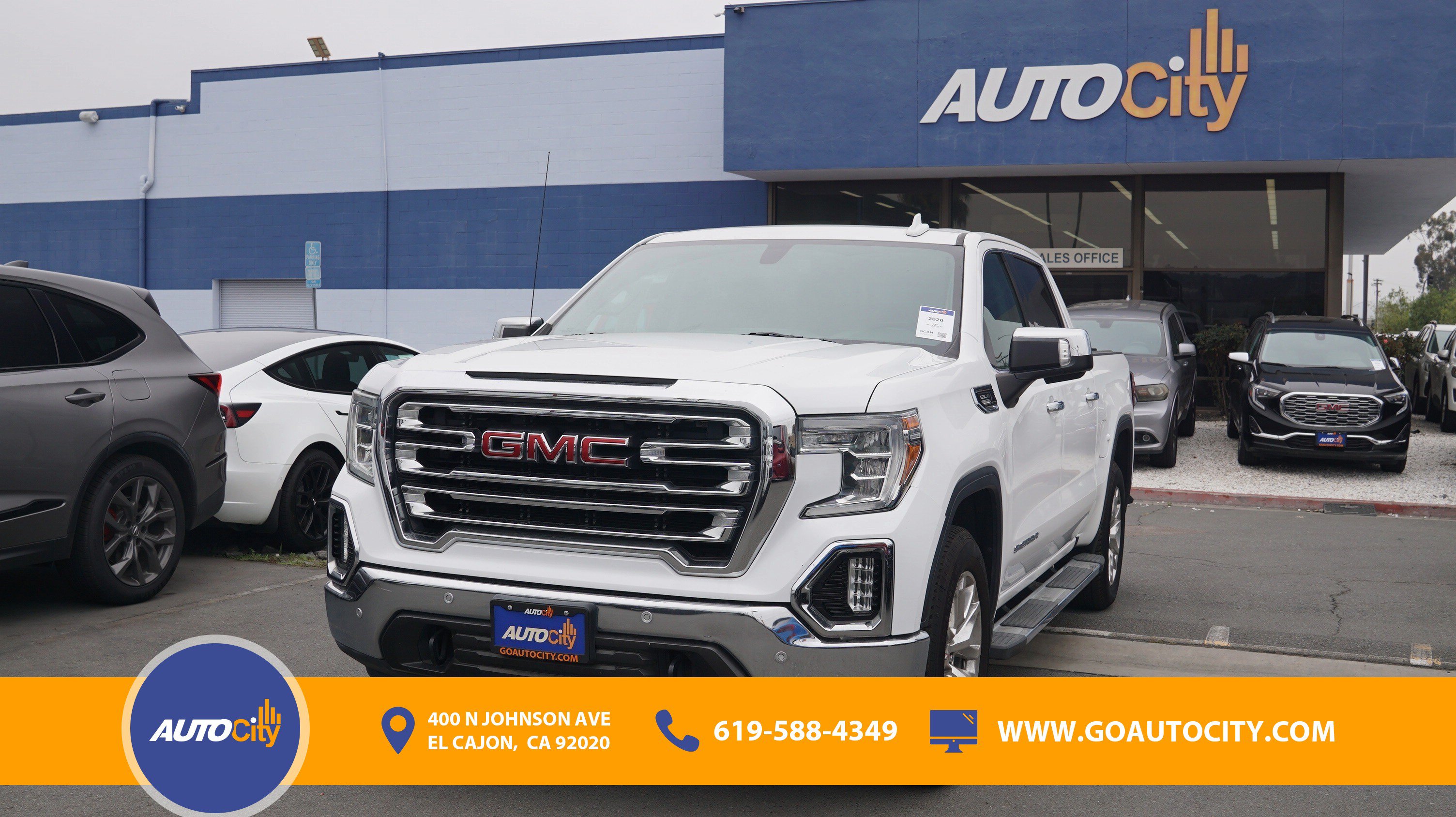 Used 2020 GMC Sierra 1500 SLT w/ SLT Premium Package RWD image 1