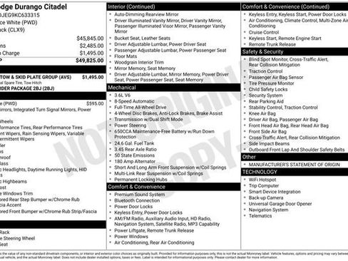 Used 2019 Dodge Durango Citadel image 2