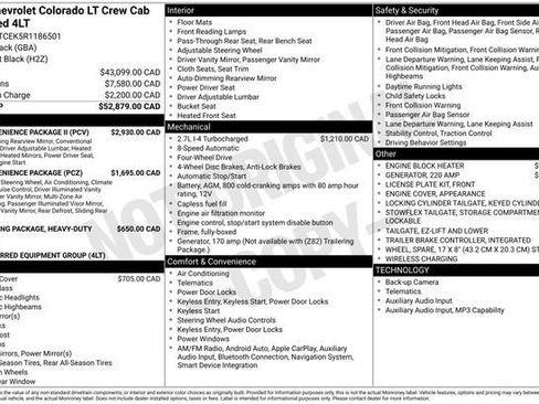 Used 2024 Chevrolet Colorado LT w/ LT Convenience Package II AWD/4WD image 3