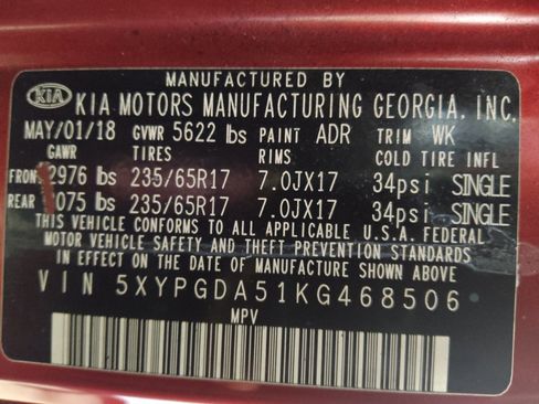 Used 2019 Kia Sorento AWD V6 image 33