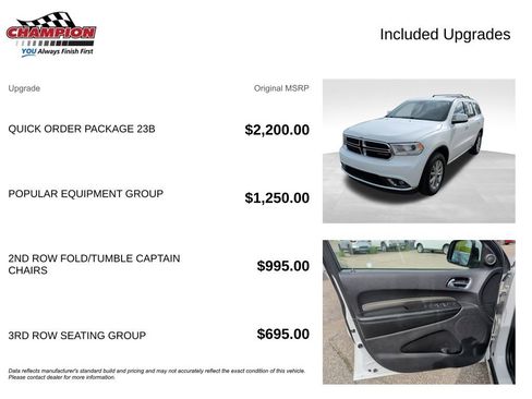 Used 2017 Dodge Durango SXT w/ Quick Order Package 23B AWD/4WD image 4