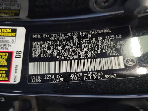 Used 2020 Lexus ES 350 w/ Accessory Package FWD image 39