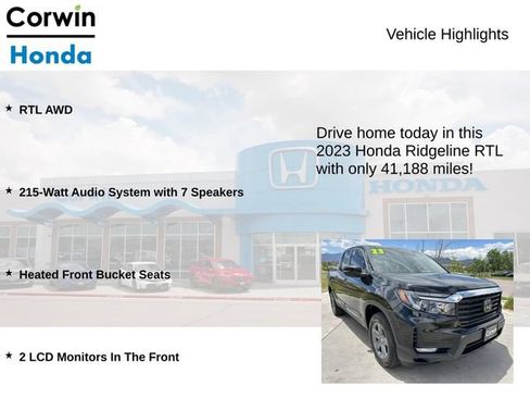 Used 2023 Honda Ridgeline RTL image 6
