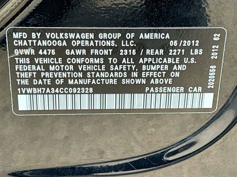 Used 2012 Volkswagen Passat 2.5 SE image 29