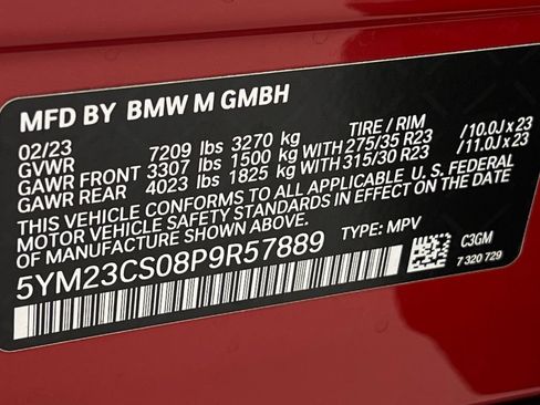 Used 2023 BMW XM AWD/4WD image 24