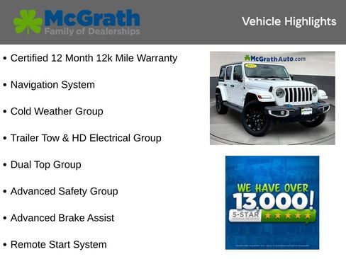 Used 2022 Jeep Wrangler Unlimited Sahara w/ Dual Top Group AWD/4WD image 6
