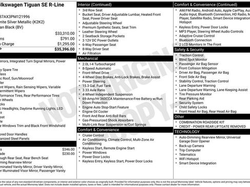 Used 2023 Volkswagen Tiguan SE R-Line image 2