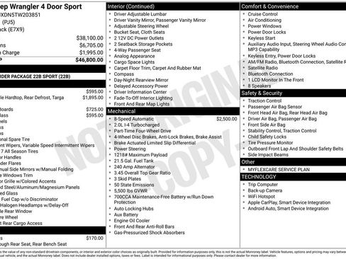 New 2026 Jeep Wrangler Sport image 7