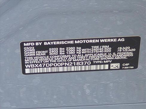 Certified 2023 BMW X3 sDrive30i w/ M Sport Package RWD image 23