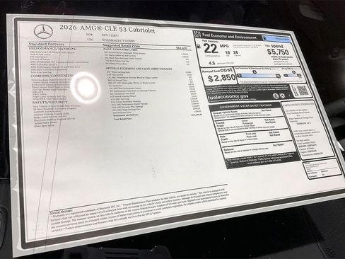 New 2026 Mercedes-Benz CLE 53 AMG 4MATIC Cabriolet image 12