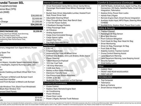 Certified 2023 Hyundai Tucson SEL w/ Convenience Package image 10