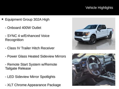 Used 2022 Ford F150 XLT w/ Equipment Group 302A High image 6