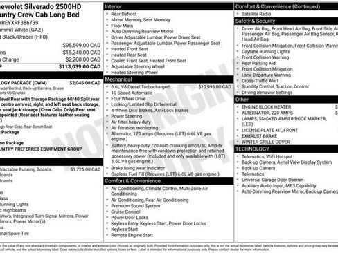 Used 2024 Chevrolet Silverado 2500 High Country w/ Technology Package AWD/4WD image 23