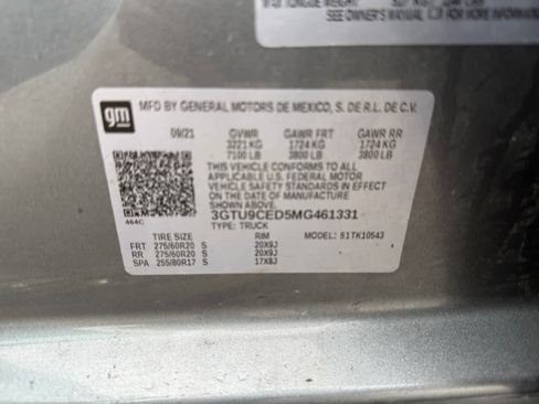 Used 2021 GMC Sierra 1500 Elevation w/ X31 Off-Road Package AWD/4WD image 25