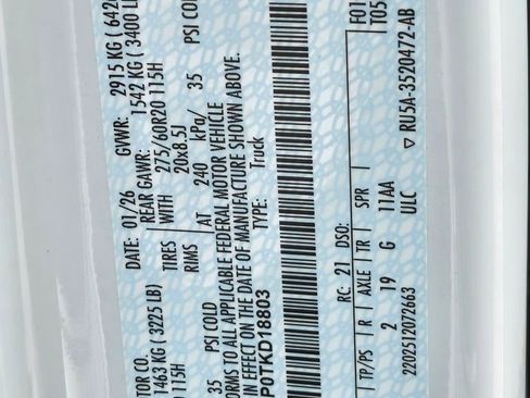 New 2026 Ford F150 STX w/ Equipment Group 200A image 34