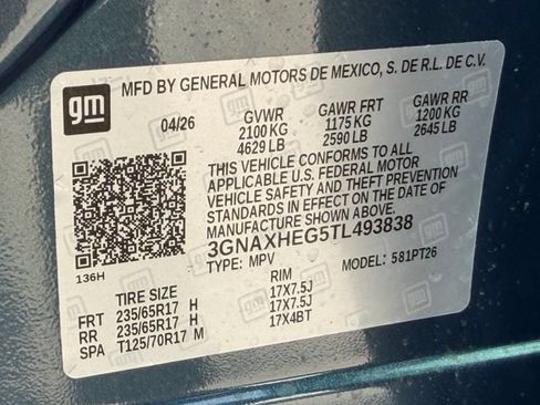 New 2026 Chevrolet Equinox LT w/ Safety and Technology Package FWD image 27