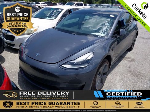 Used 2021 Tesla Model 3 Standard Range Plus RWD image 1