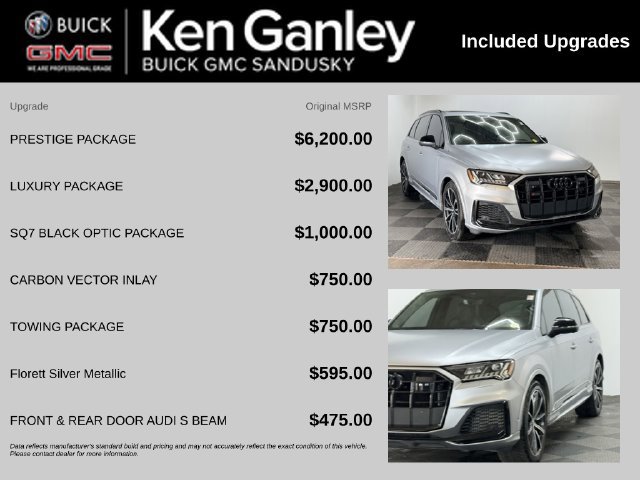 Used 2021 Audi SQ7 Prestige w/ Prestige Package AWD/4WD image 3