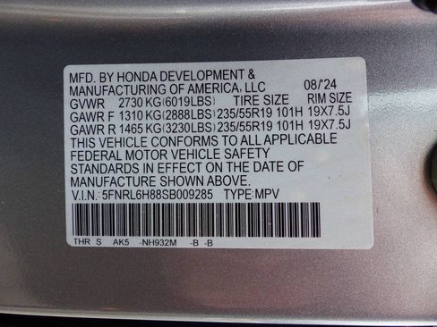 Used 2025 Honda Odyssey Touring image 21