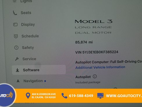 Used 2019 Tesla Model 3 Long Range image 3