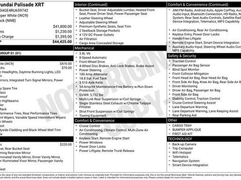 Used 2024 Hyundai Palisade XRT FWD image 23