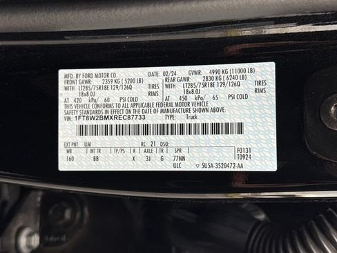 Used 2024 Ford F250 Platinum w/ Tremor Off-Road Package AWD/4WD image 23