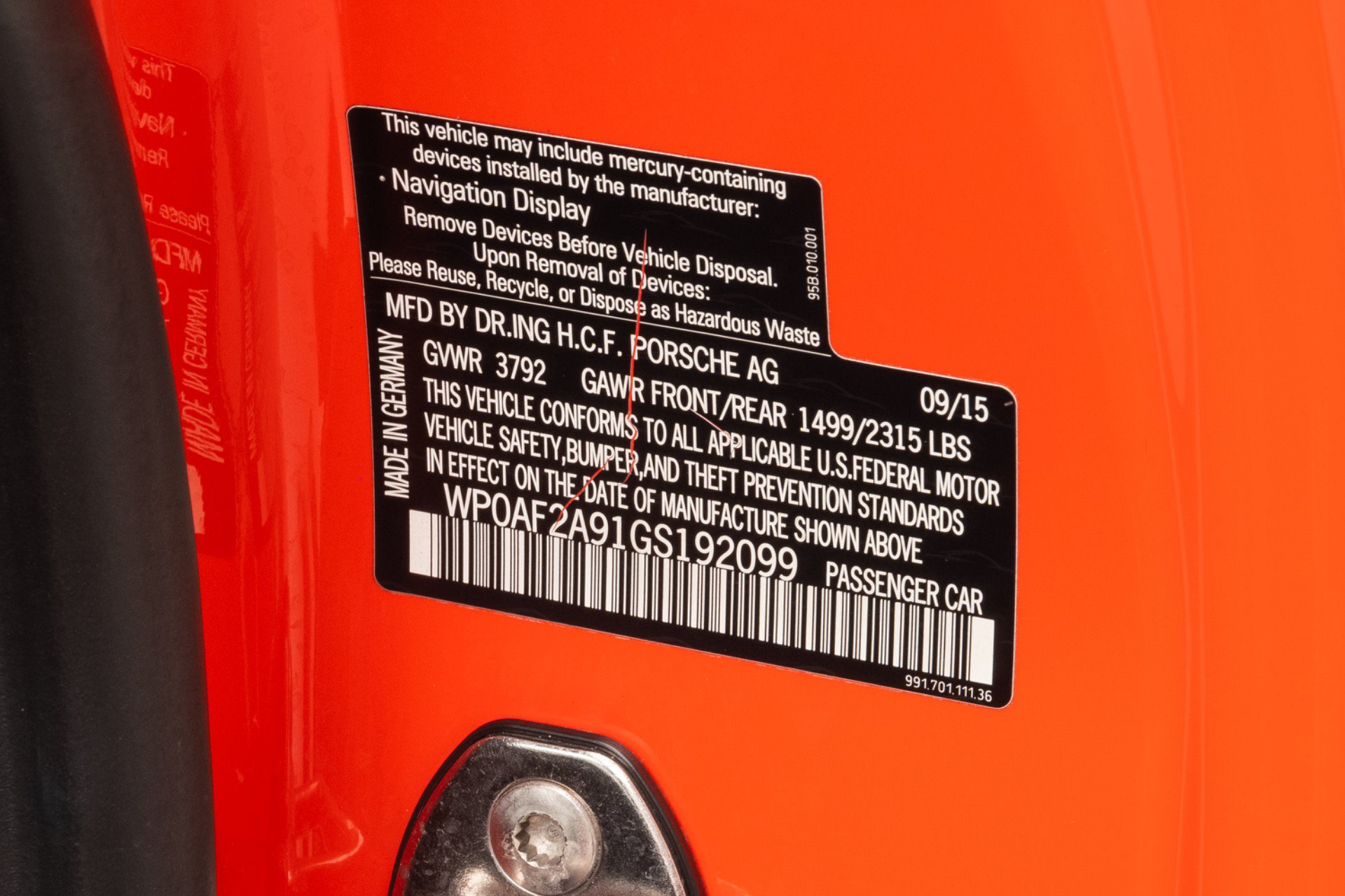 Used 2016 Porsche 911 GT3 RS RWD image 67
