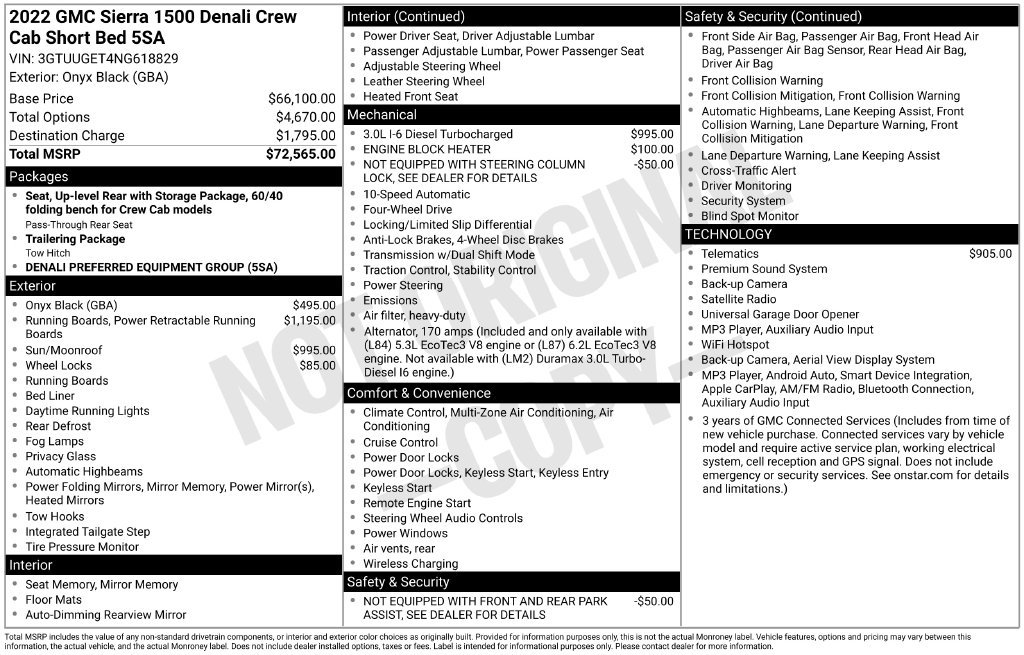 Used 2022 GMC Sierra 1500 Denali AWD/4WD image 6