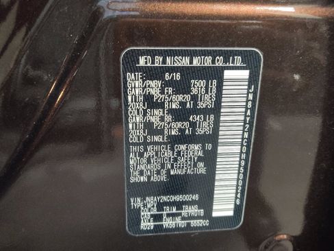 Used 2017 Nissan Armada Platinum AWD/4WD image 33