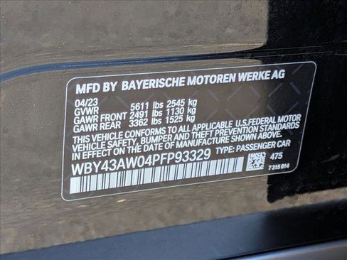 Certified 2023 BMW i4 eDrive35 w/ Premium Package RWD image 26