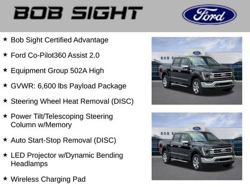 Used 2023 Ford F150 Lariat w/ Equipment Group 502A High image 3