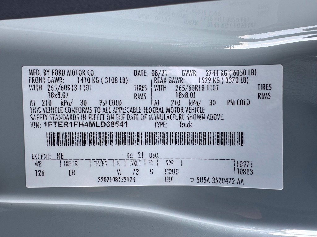 Used 2021 Ford Ranger XLT w/ Equipment Group 301A Mid AWD/4WD image 42