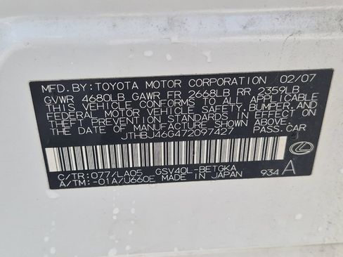 Used 2007 Lexus ES 350 w/ Premium Plus Pkg FWD image 28