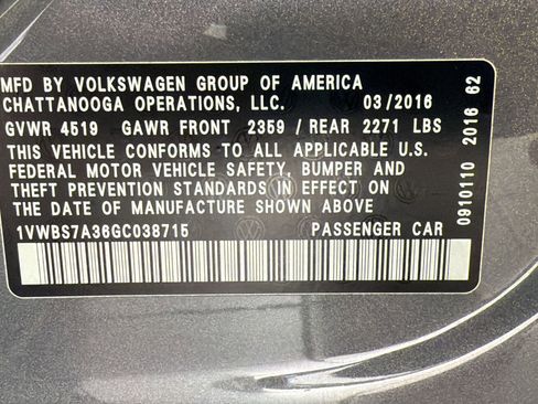 Used 2016 Volkswagen Passat 1.8T SE FWD image 20
